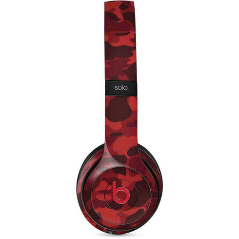 Red Street Camo Beats Solo 3 Wireless Skin